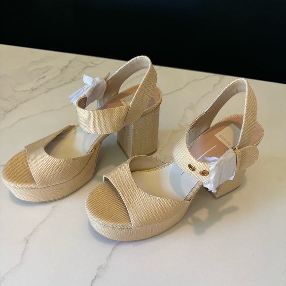 Dolce Vita Bobby Ankle-Strap Slingback Platform Sandals, NEW, 8.5 - Picture 2 of 5